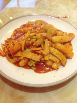 蔬菜炒年糕