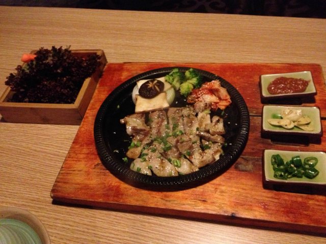 铁板烤五花肉