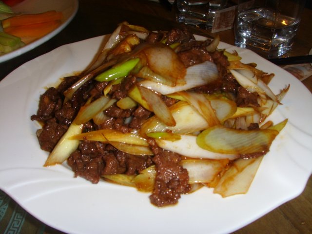 葱爆羊肉