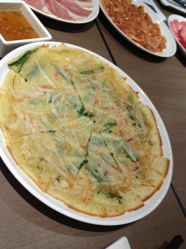 海鲜葱饼