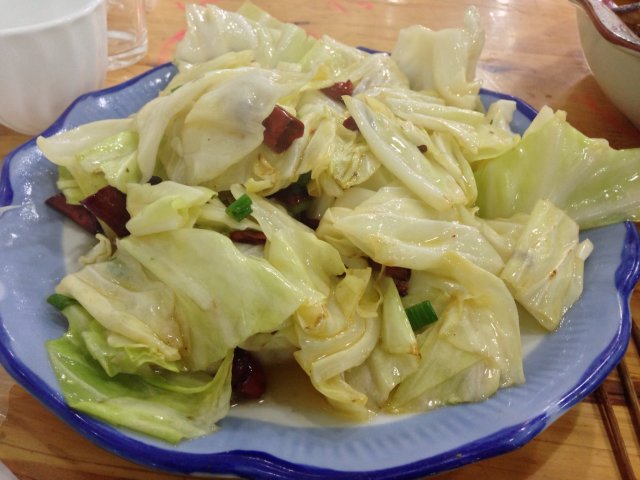炝炒莲白