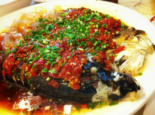 茶油剁椒鱼头