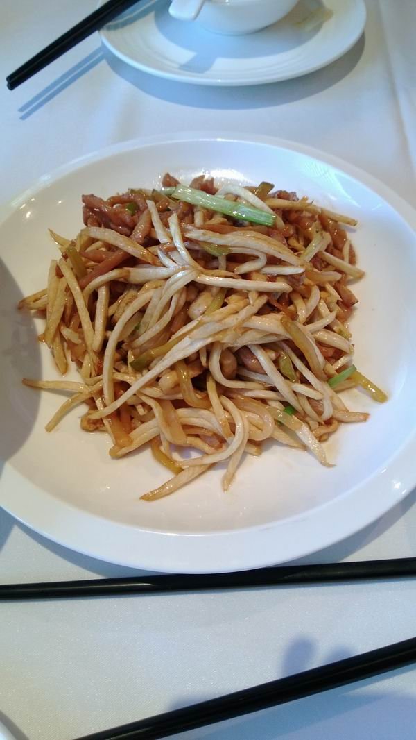 茭白肉丝