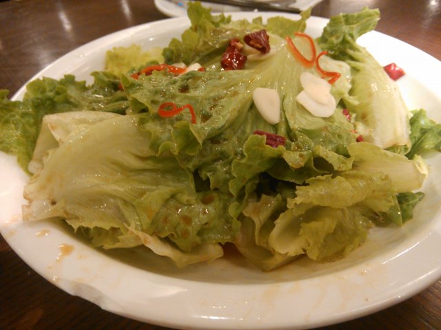 炝生菜