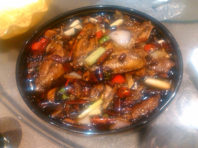 香辣鸡翅中