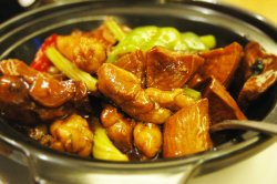 三杯鸡炆杏鲍菇