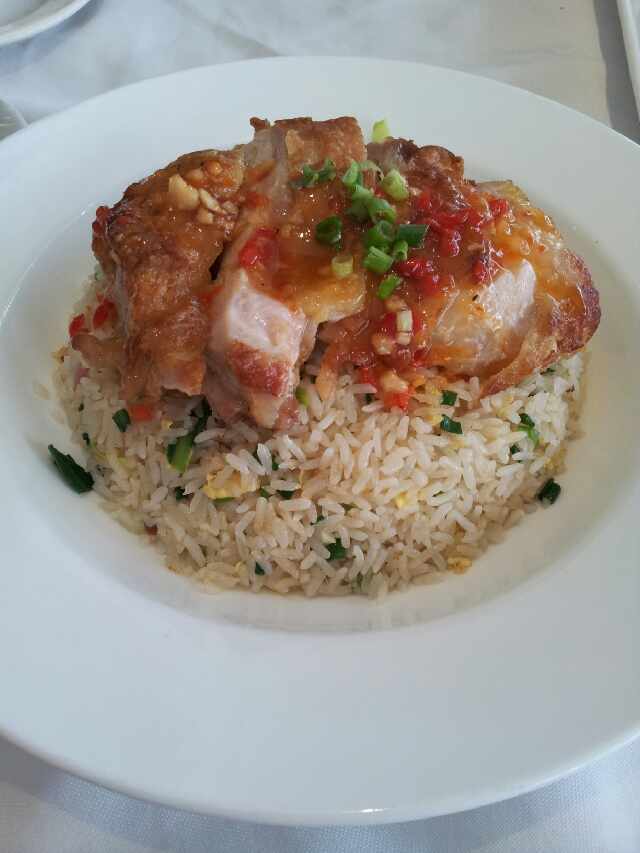 照烧鸡扒炒饭