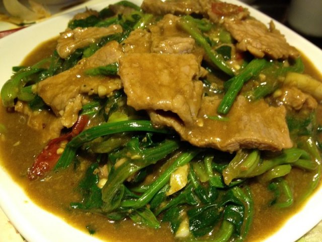 沙茶炒牛肉