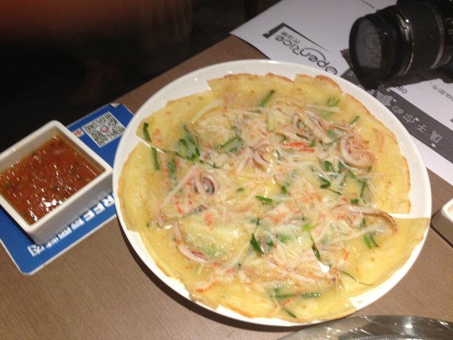 海鲜葱饼