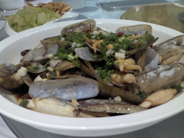 葱油蛏子