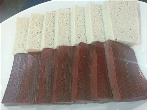 冻豆腐，鸭血双拼