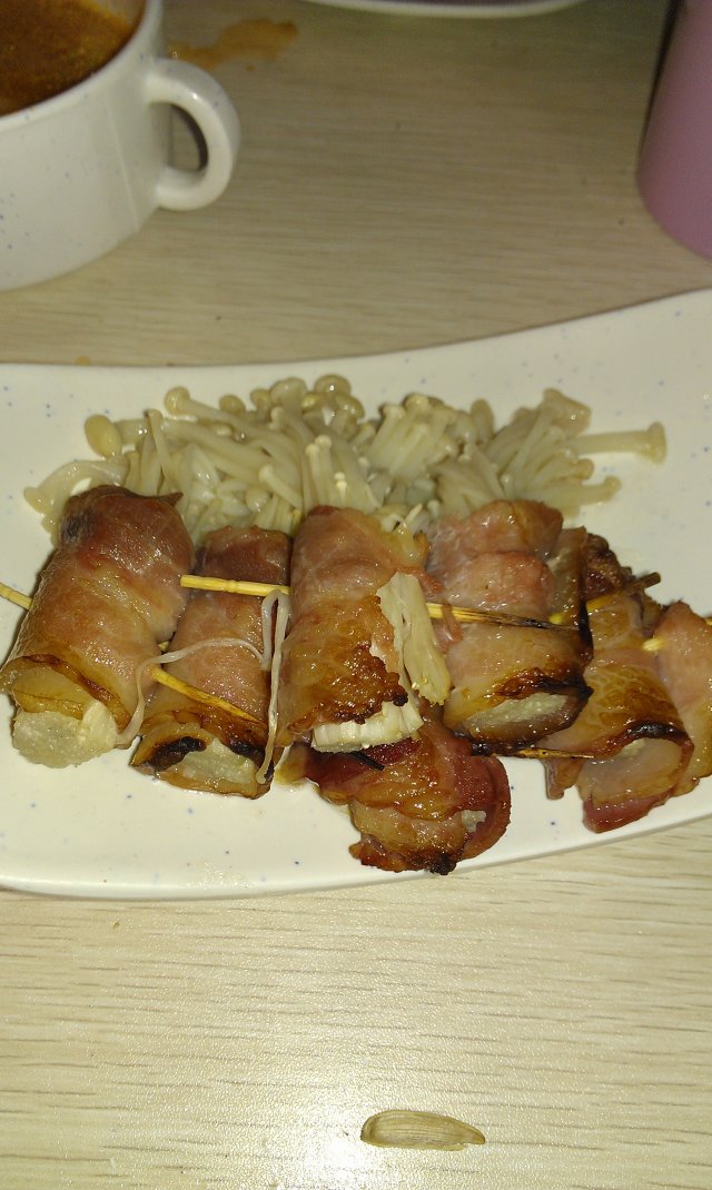 金针菇培根卷
