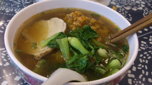 辣酱瘦肉面