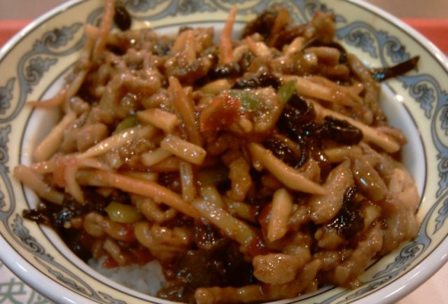 鱼香肉丝饭