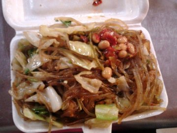 鸡蛋炒粉
