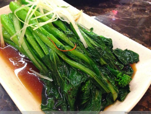 白灼菜心