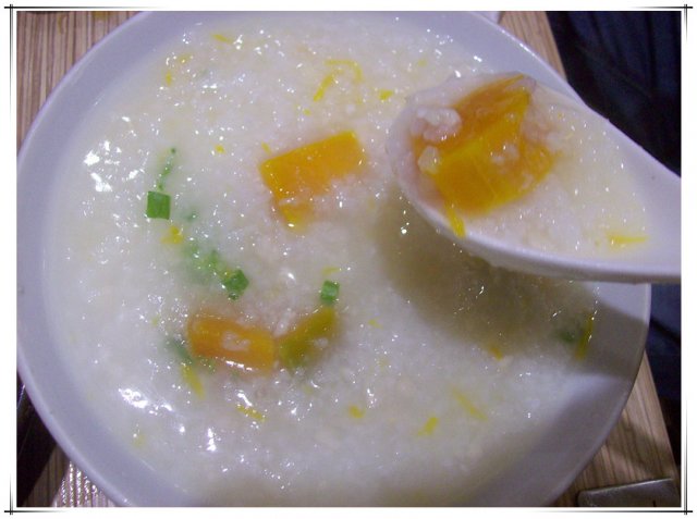 南瓜鱼茸粥