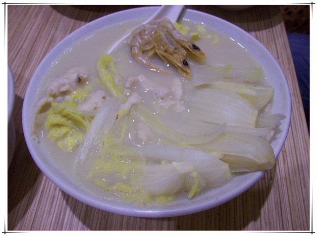 虾干鱼汤娃娃菜