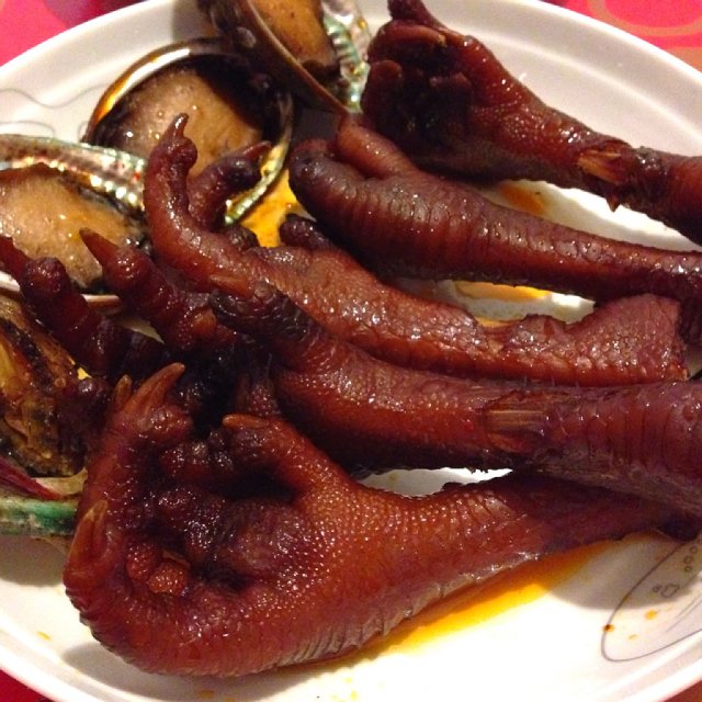 鲍鱼,鸡脚