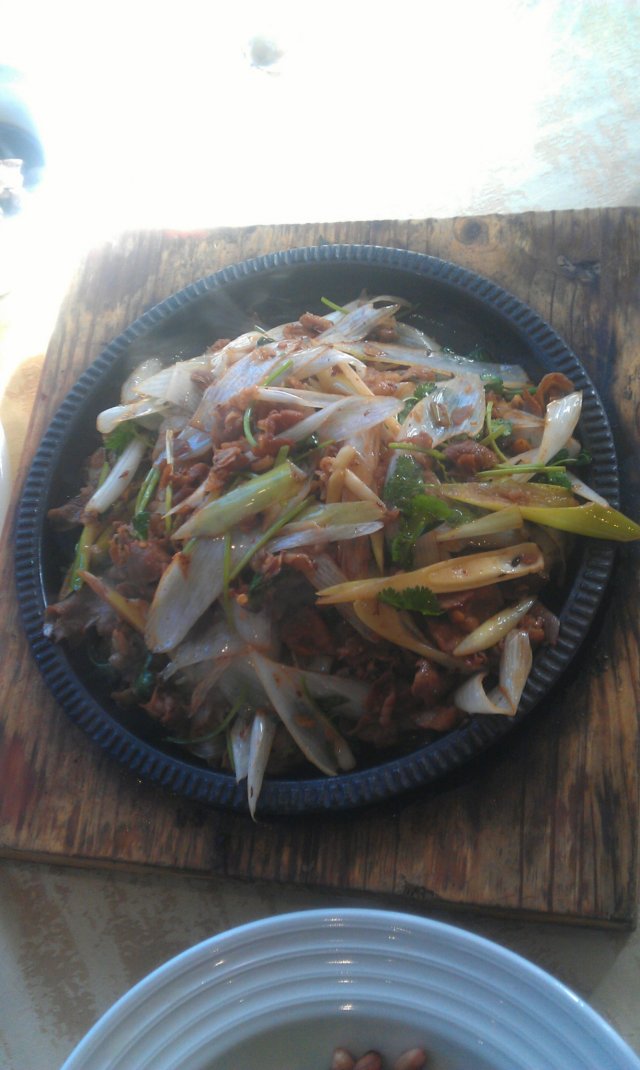 老北京炒烤羊肉