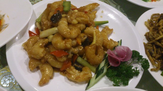 传统溜虾段