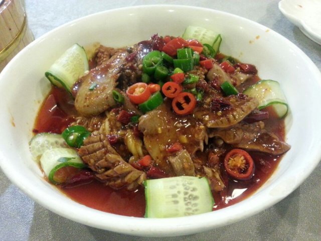 车间炝腰花