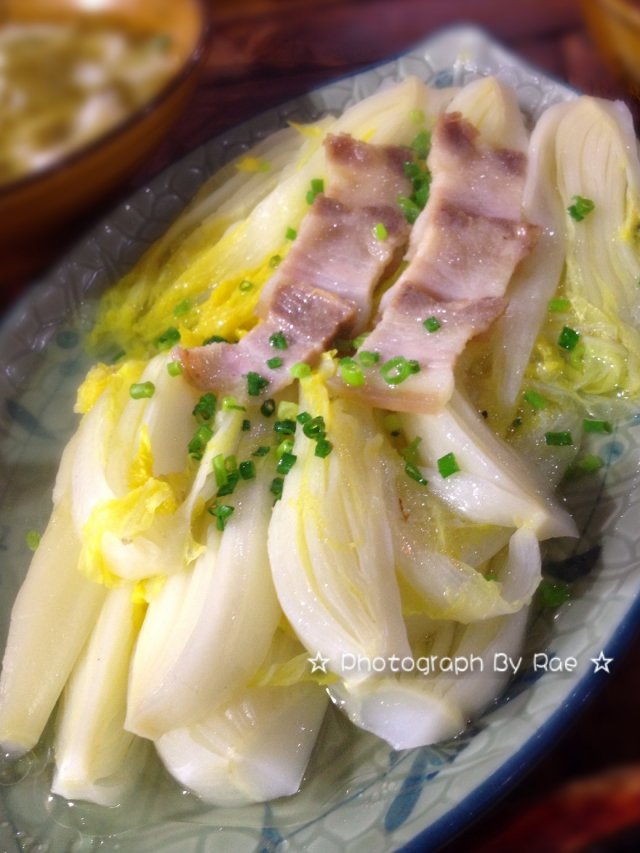 咸肉蒸娃娃菜