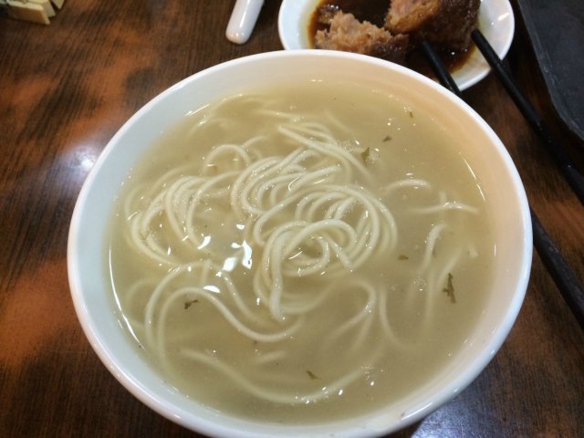 刀鱼汁面