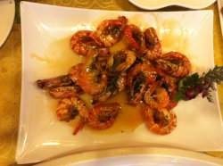 芥味元宝虾