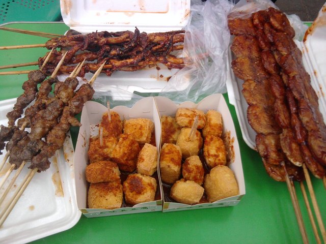 烤年糕，烤肉串