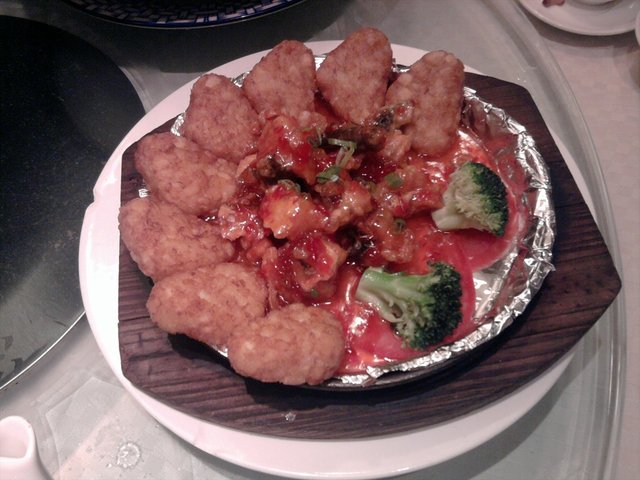 三文鱼骨腩