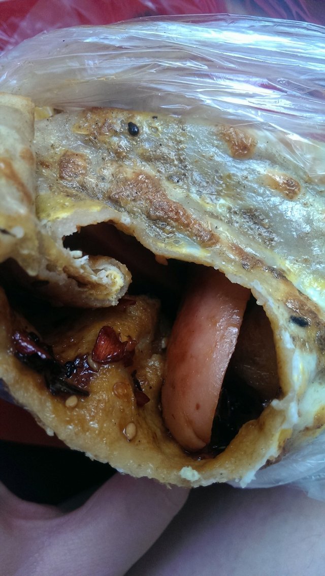 里面是大牛肉肠