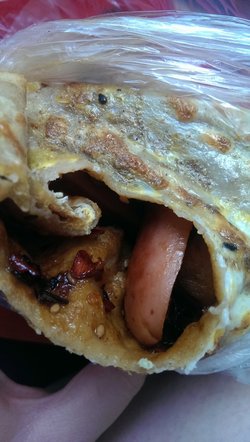 里面是大牛肉肠