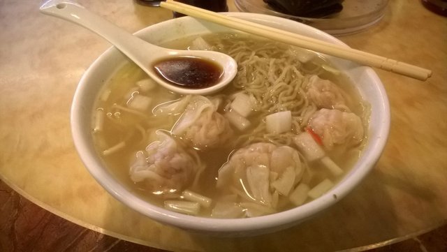 鲜虾云吞面