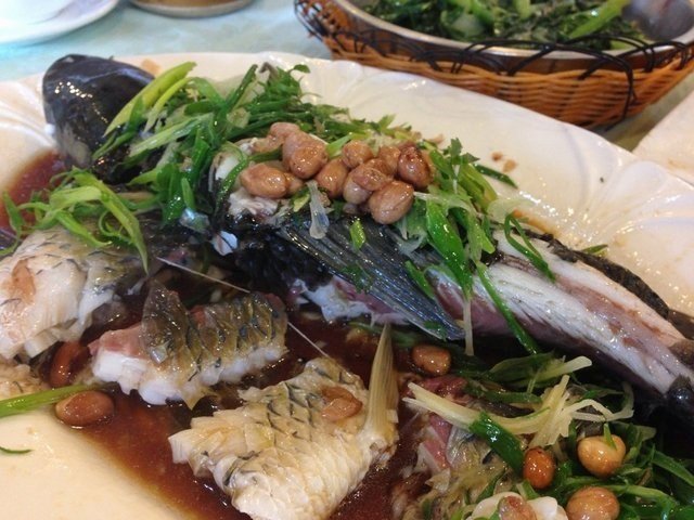 葱油淋脆肉皖