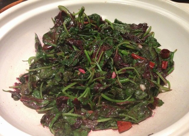 炒苋菜