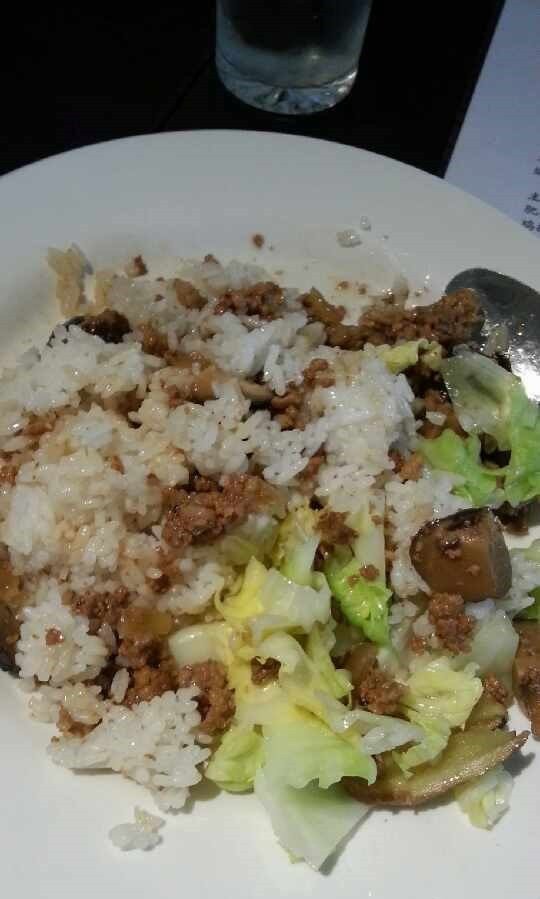 白菜肉末炒饭