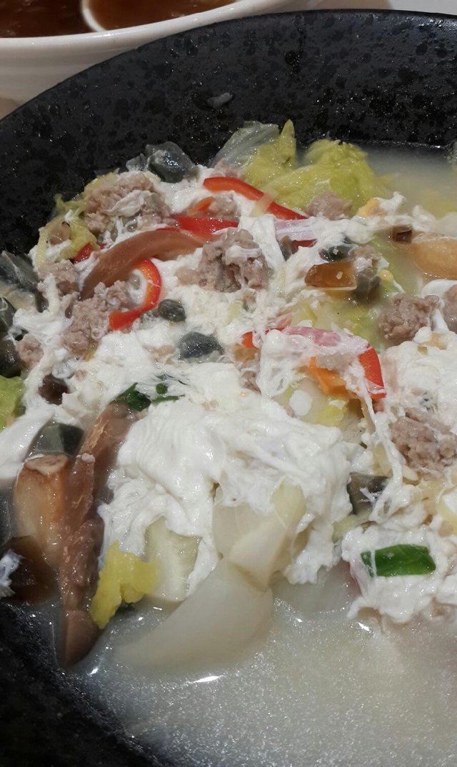 金银蛋上汤娃娃菜