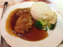 鸡扒饭