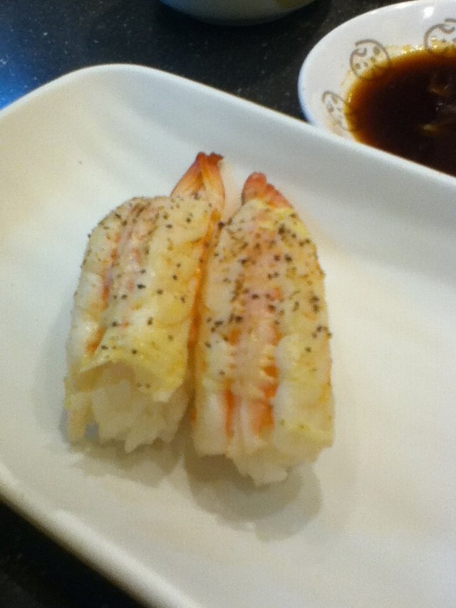 清甜，有虾味