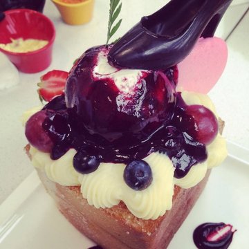 蓝莓奶油土司