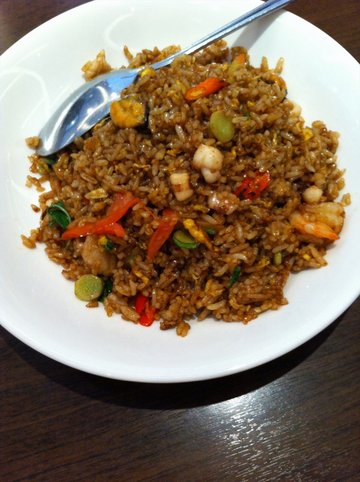 香辣海鲜炒饭