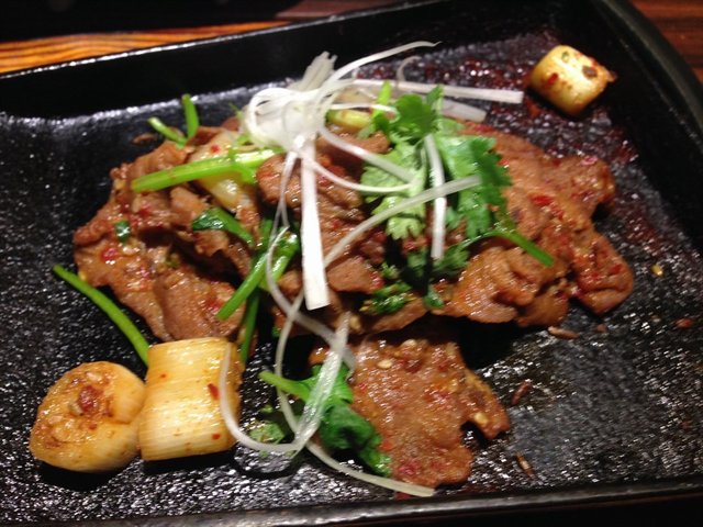 铁板牛肉