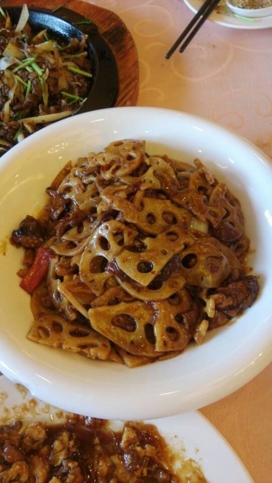 脆皮鸭炒藕