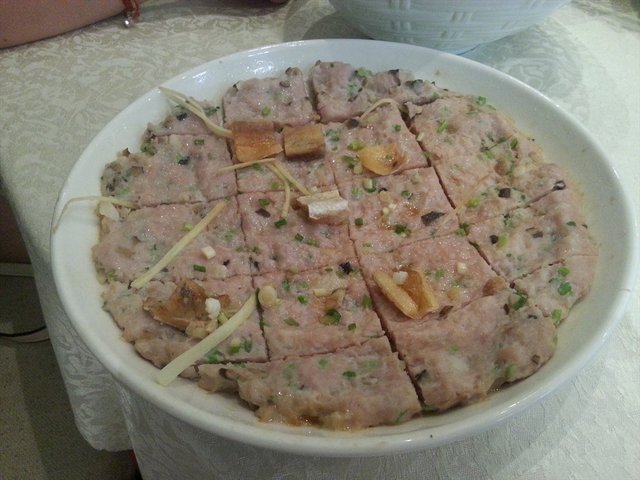 咸鱼肉饼炖蛋