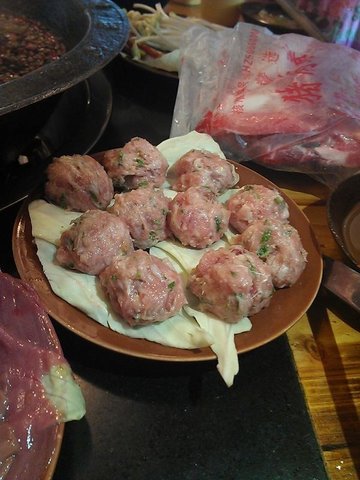 香菜丸子