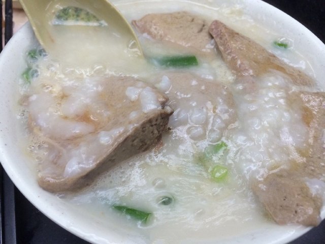 猪肝粥