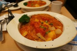 焗猪扒饭