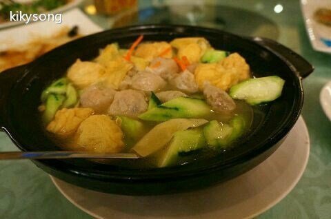 碧绿上汤浸鱼付