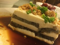 千层皮蛋豆腐